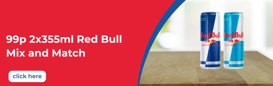 99p 2x355ml Red Bull Mix and Match