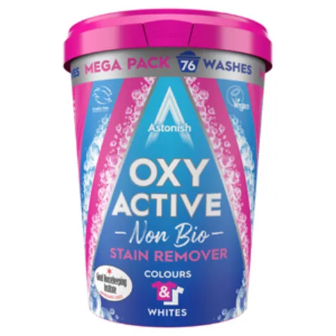 Astonish Oxy Active Non Bio Stain Remover 625g
