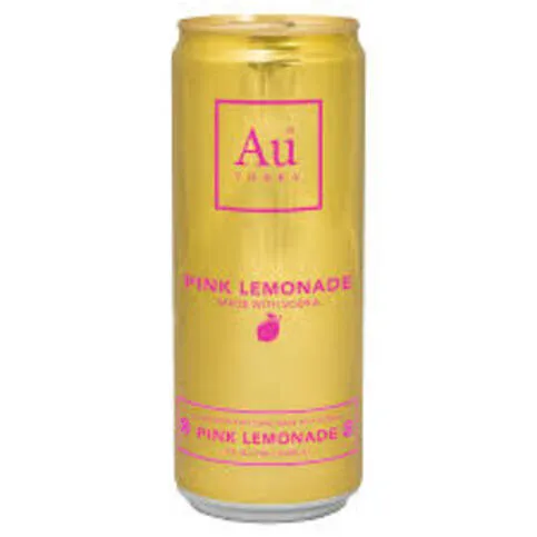 Au Vodka Pink Lemonade Soda Made with Vodka 330ml