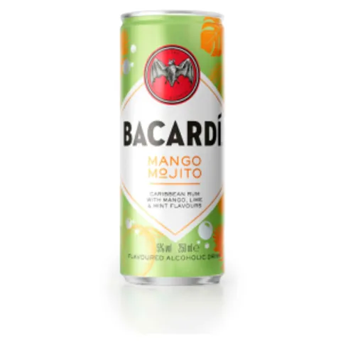 Bacardí Mango Mojito Flavoured Alcoholic Drink 250ml