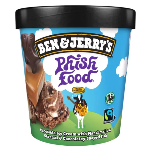 Ben & Jerry's Phish Food Ice Cream Dessert Tub 465ml