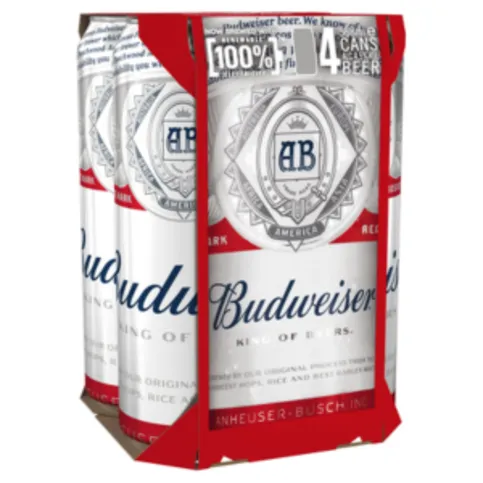 Budweiser Pint Cans 4 x 568ml