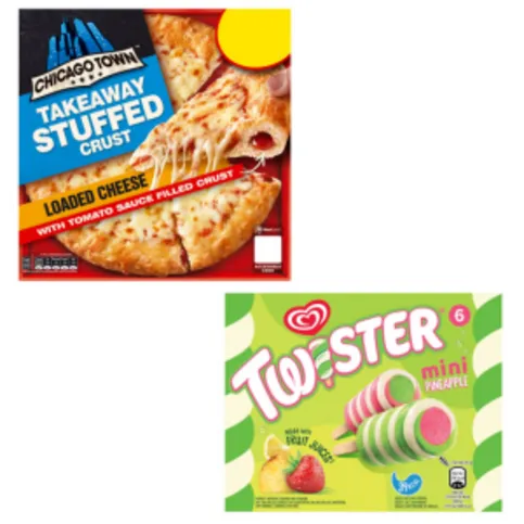 Buy Any 2 Ct Takeaway Pizzas And A Pack Of Twister Minis For £6.99