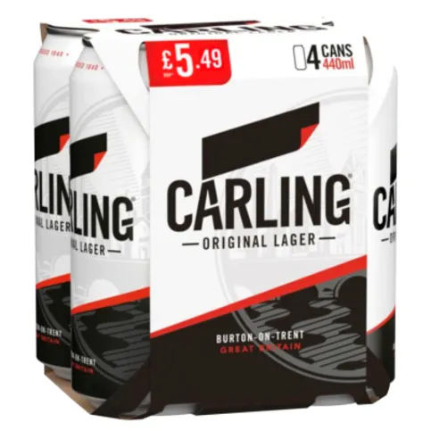 Carling Original Lager 4 x 400ml