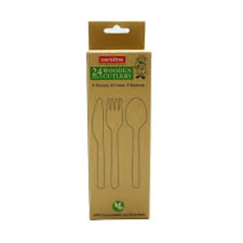 Caroline Wooden Spoons 24 Pack