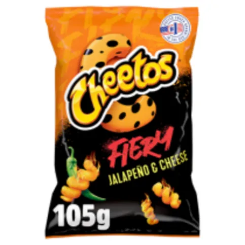 Cheetos Twisted Flamin' Hot Snacks Crisps 65g