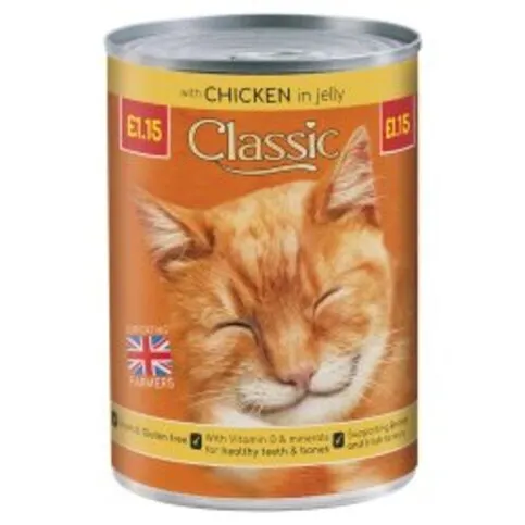 Classic Cat With Chicken In Jelly 400g