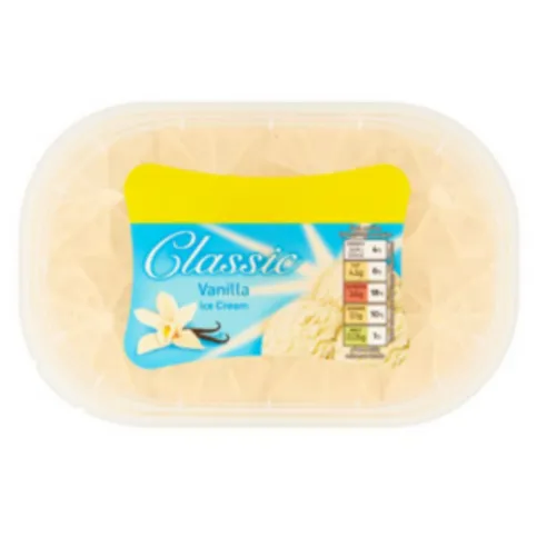 Classic Vanilla Tub Ice Cream 900ml