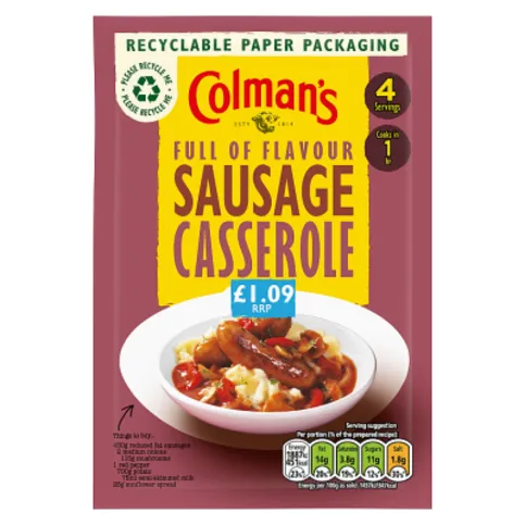 Colman's Recipe Mix Sausage Casserole 39g