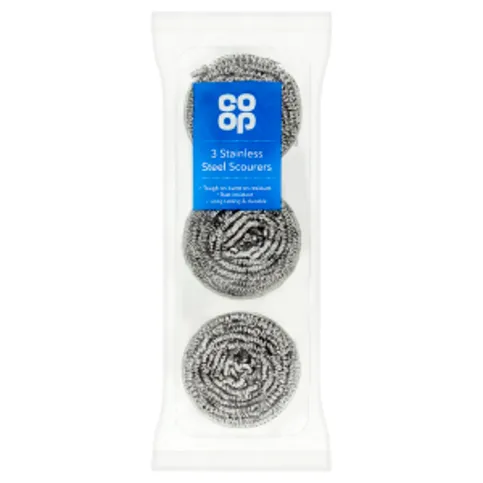 Co-op 3 Stainless Steel Scourers