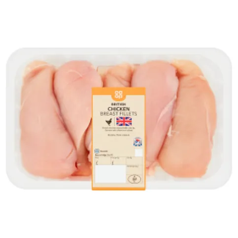 Co-op British Chicken Breast Fillets 850g