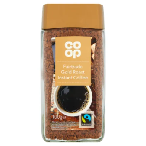 Co-op Fairtrade Gold Roast Instant Coffee 100g