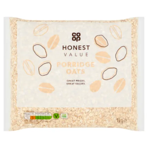 Co-op Honest Value Porridge Oats 1kg