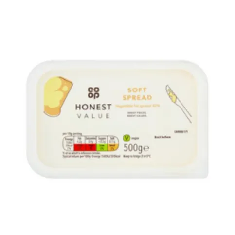 Co-op Honest Value Soft Spread 500g