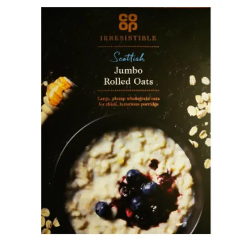 Co-op Irresistible Scottish Jumbo Rolled Oats 750g