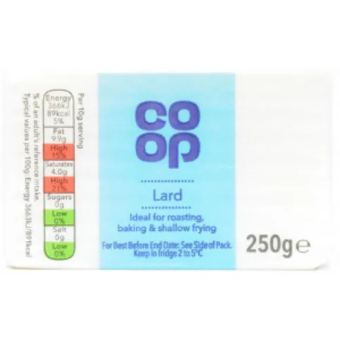 Co-op Lard 250g