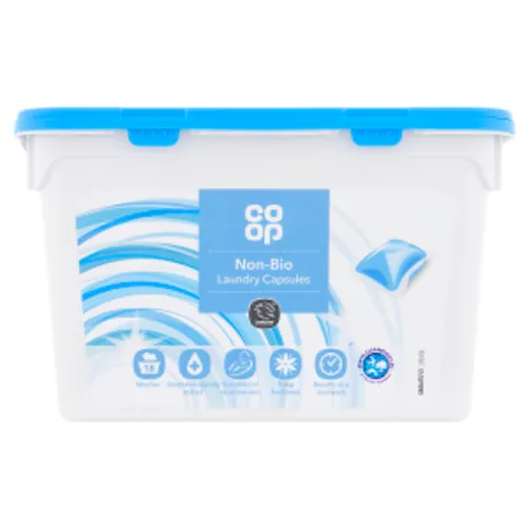 Co-op Non-Bio Laundry Capsules 18 x 17ml (306ml)