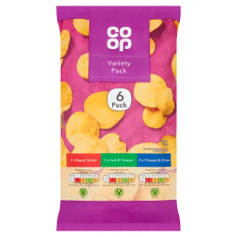 Co-op Variety Pack 6 x 25g