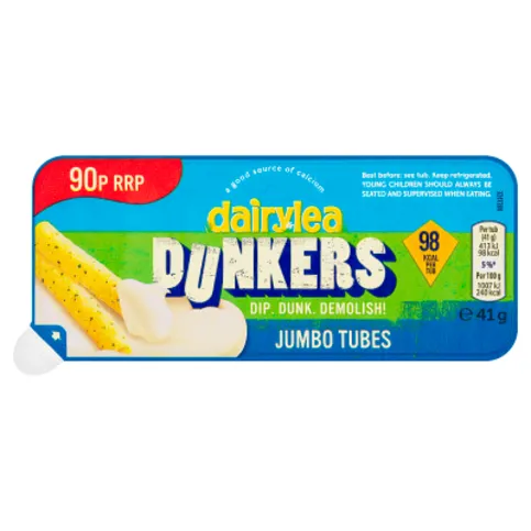 Dairylea Dunkers Jumbo Tubes 41g
