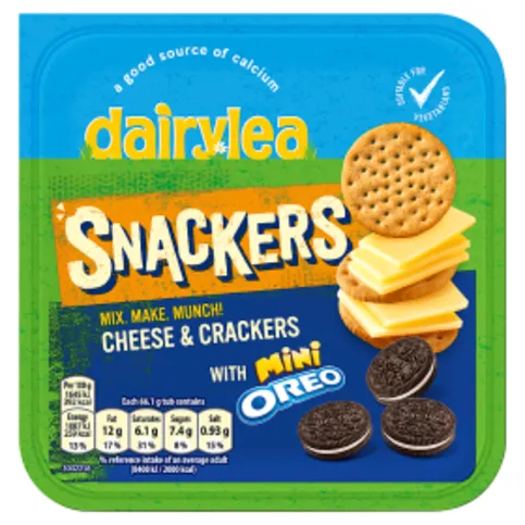 Dairylea Snackers Cheese & Crackers with Mini Oreo 66.1g