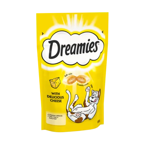 Dreamies Cat Treats with Cheese 60g