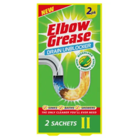 Elbow Grease Drain Unblocker 2 Pack