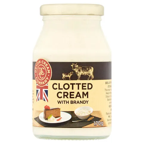 Devon Cream Company Clotted Cream with Brandy 170g