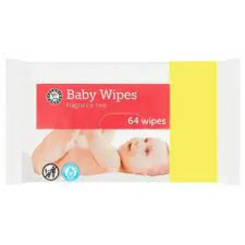 Euro Shopper Baby Wipes 64 Wipes