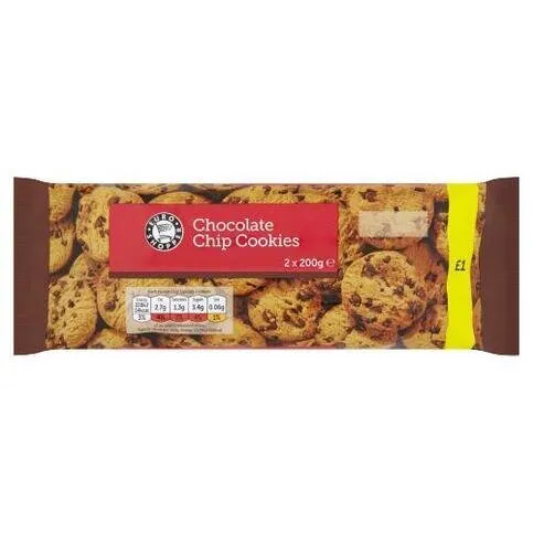 Euro Shopper Chocolate Chip Cookie 2 x 200g
