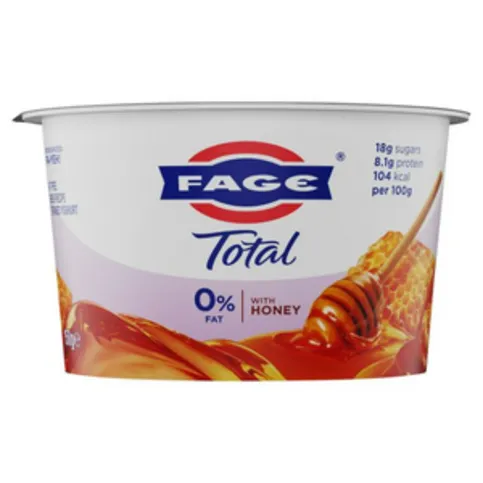Fage Total 0% Greek Recipe Yoghurt Honey 150g