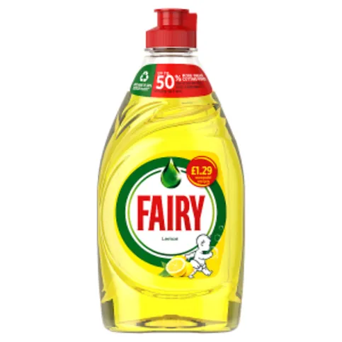 Fairy Lemon Washing Up Liquid with Lift Action 320ml