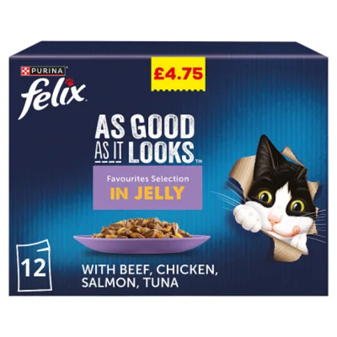 Felix As Good As it Looks Favourites Selection Wet Cat Food 12x85g