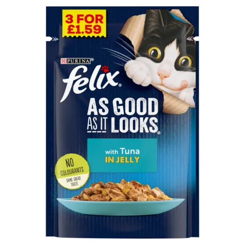 Felix As Good As It Looks with Tuna in Jelly 100g
