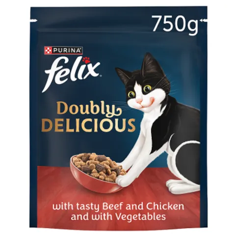 Felix with Tasty Beef and Chicken and with Vegetables 750g