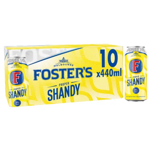 Foster's Proper Shandy 10 x 440ml