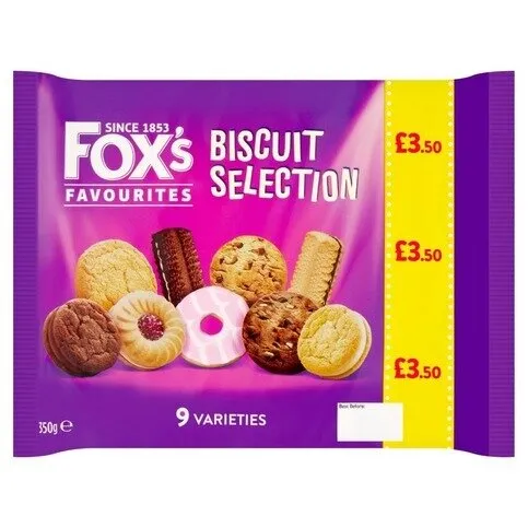 Fox's Favourites Biscuit Selection 9 Varieties 350g