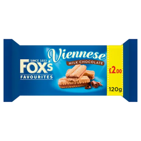 Fox's Viennese Milk Chocolate 120g