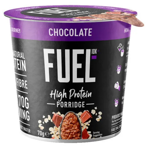 Fuel 10k High Protein Chocolate Porridge Pot 70g