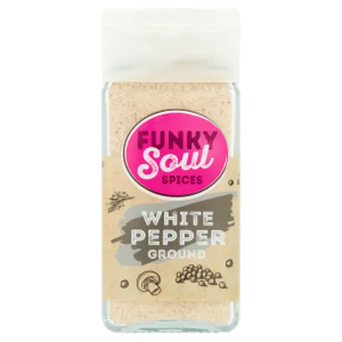 Funky Soul Spices White Pepper Ground 43g