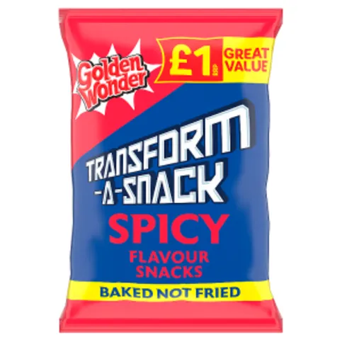 Golden Wonder Transform-A-Snack Spicy Flavour Snacks 56g