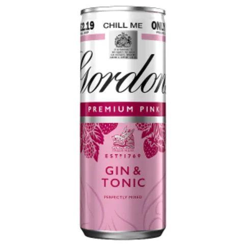 Gordon's Premium Pink Gin & Tonic 250ml
