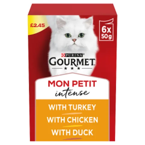 Gourmet Mon Petit Intense in a Delicious Sauce 6 x 50g (300g)