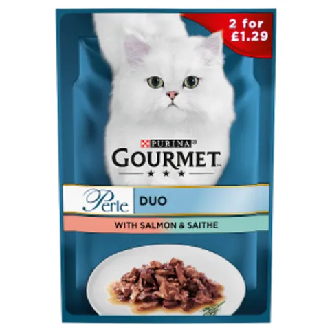 Gourmet Perle Duo with Salmon & Saithe 85g