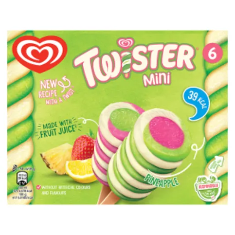 Heartbrand Twister Ice Lolly Mini 6 x 50 ml