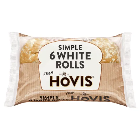 Hovis Simple 6 White Rolls