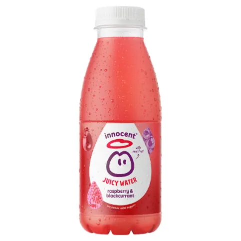 Innocent Juicy Water Raspberry & Blackcurrant 420ml