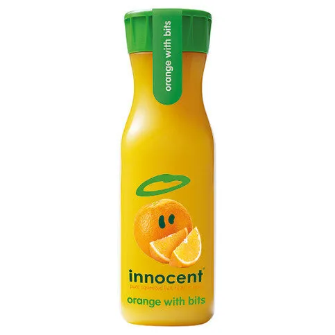 innocent orange juice with bits 330ml