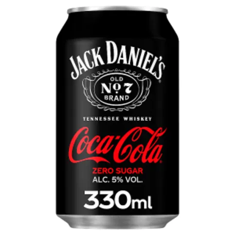Jack Daniel's and Coca-Cola Zero 330ml