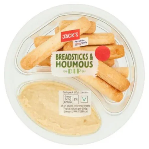 Jack's Breadsticks & Houmous Dip 60g
