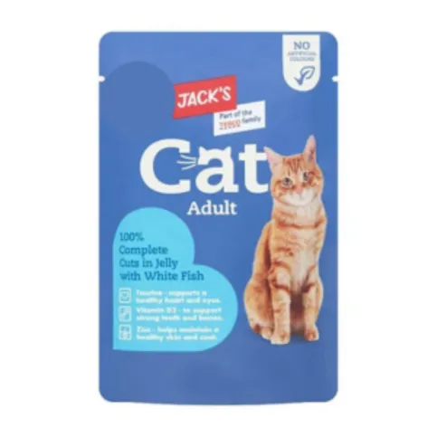 Jack's Cat Adult Complete Cuts In Jelly 100g
